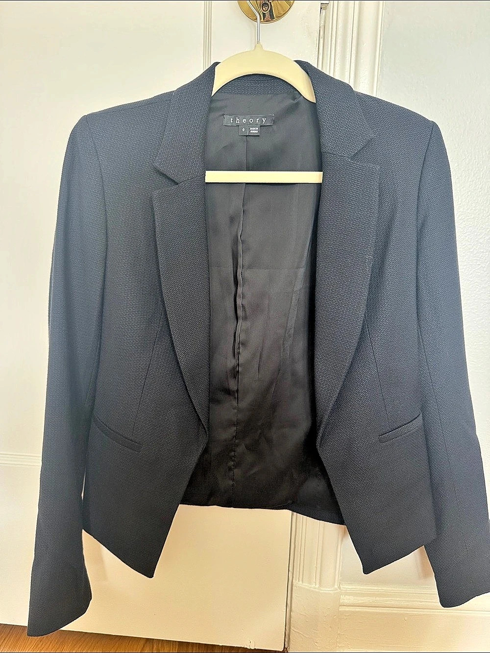 Theory Women's Blazer in Navy Size 0 Like New